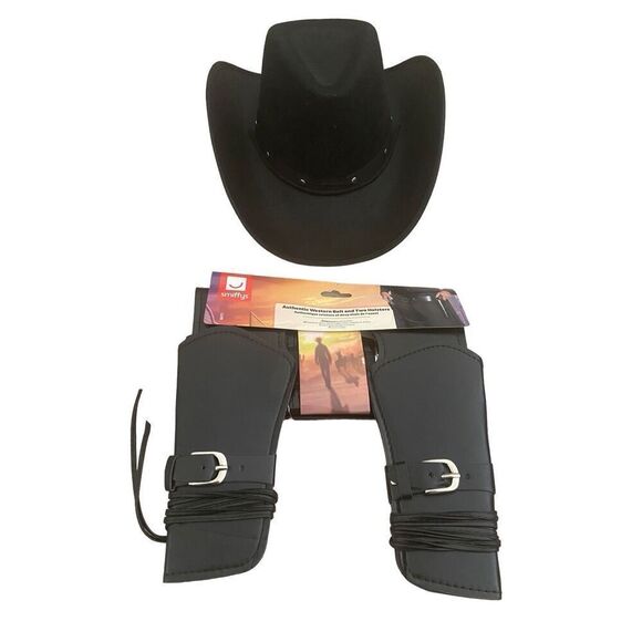 Lot Of 2 Cowboy Halloween Costume Western Dress Up Cosplay - Picture 1 of 14